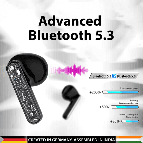 BTW100 Khrome True Wireless Bluetooth Earbuds (BK)