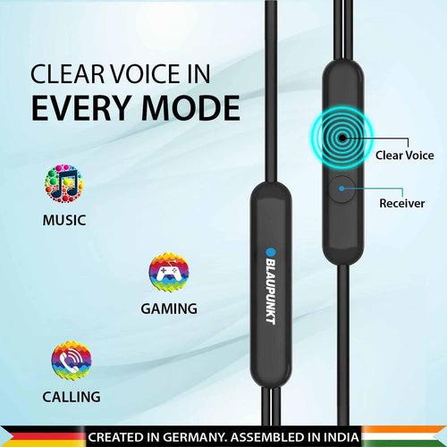 EM-01 Type C Wired Earphone with Noise Cancellation (Black)