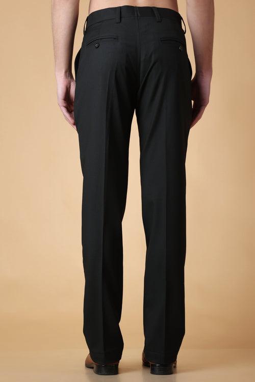 Classic Black Stretch Trousers