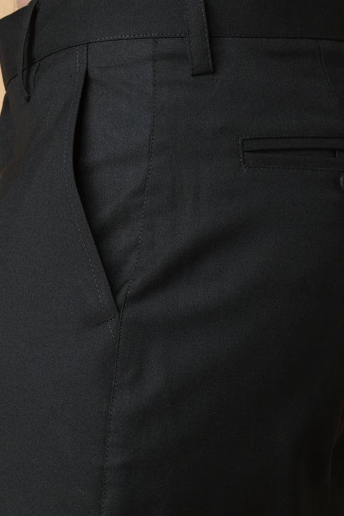 Classic Black Stretch Trousers