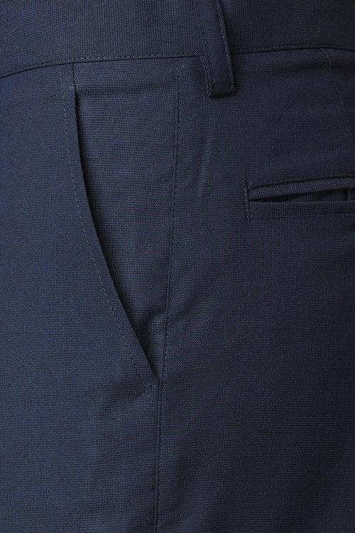 Mirage Blue Formal Stretch Trousers