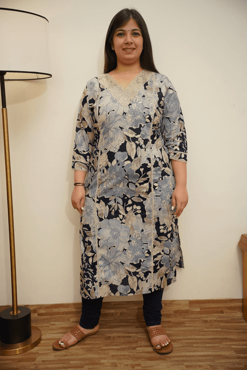 Indigo Dream Cotton Kurta