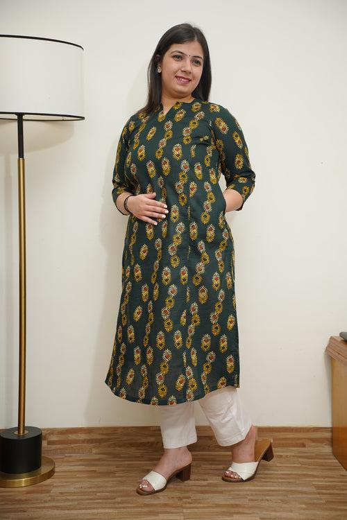 Spring Breeze A-line Cotton Kurta