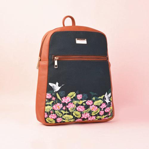 Lotus Field Compact Backpack