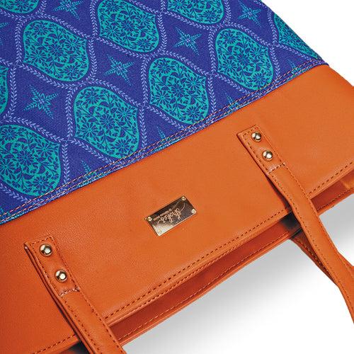 Regal Damask Blue Office Bag