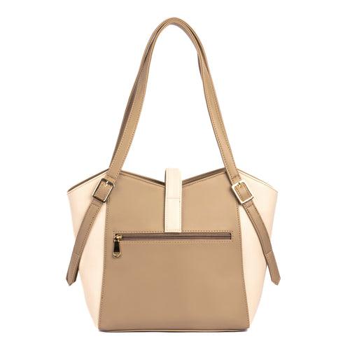 Latte Luxe Elara Tote bag