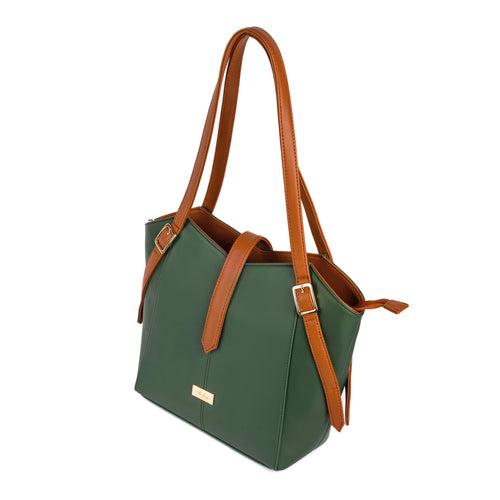 Emerald Elegance Elara Tote bag