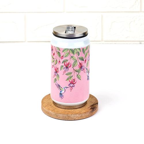 Pink Fuschia Bell Double Wall Vacuum Insulated Stainless Steel Can