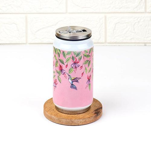 Pink Fuschia Bell Double Wall Vacuum Insulated Stainless Steel Can