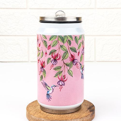 Pink Fuschia Bell Double Wall Vacuum Insulated Stainless Steel Can