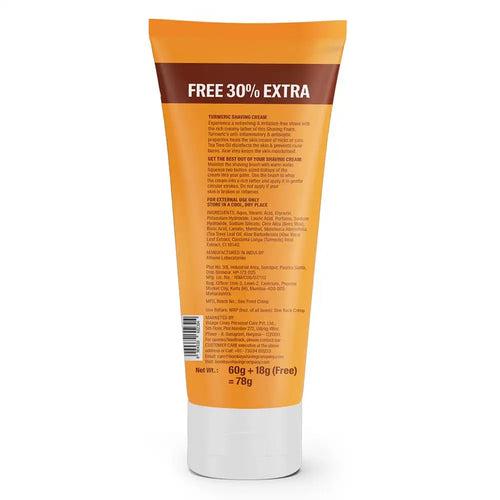 Turmeric Shaving Cream, 78g