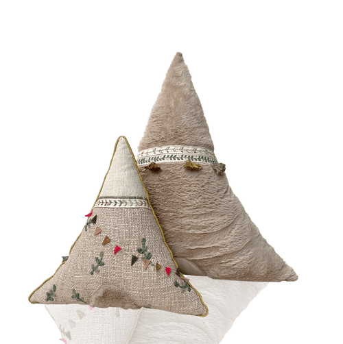 Tee Pee Small (sand) Shaped Cushion