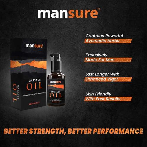 ManSure Massage Oil For Men's Health - 30ml