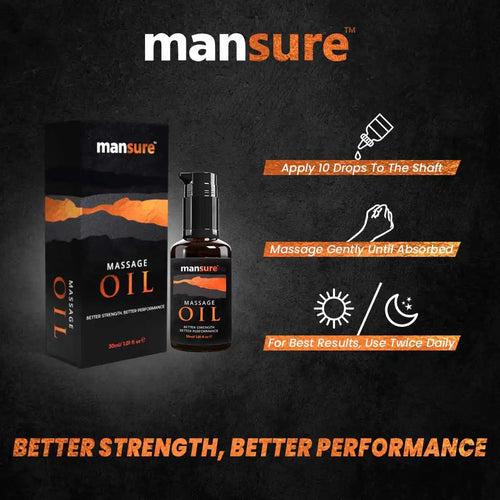 ManSure Massage Oil For Men's Health - 30ml