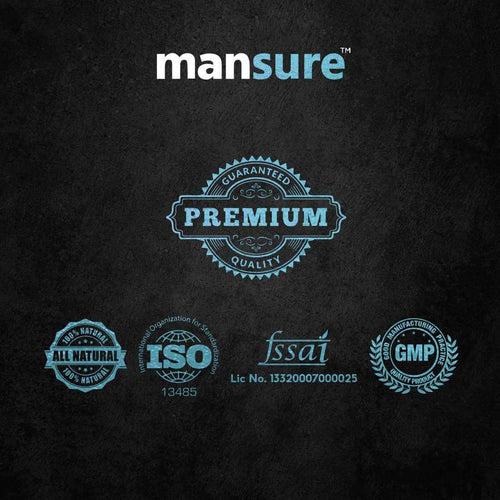 ManSure TESTOSTERONE BOOSTER for Men's Health - 60 Capsules