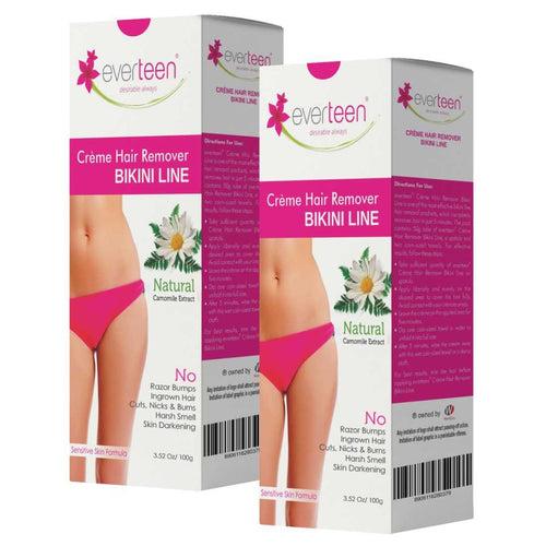 everteen Hair Remover Creme for Bikini Line & Underarms