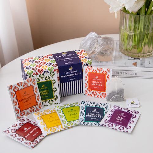 8 Assorted Black & Green Teas - 32 Teabags