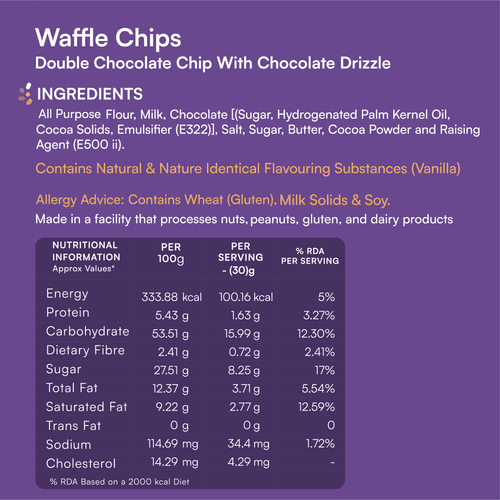 Waffle Chips - Double Choco Chip