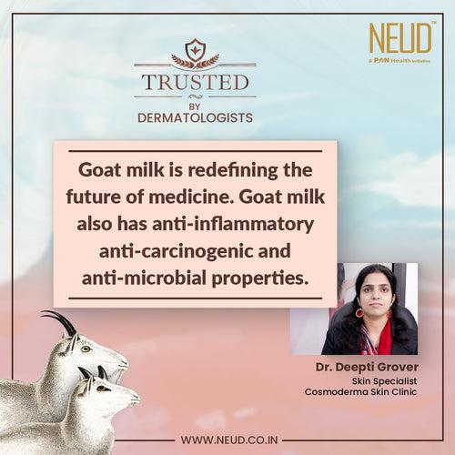 NEUD Goat Milk Premium Personal Care Kit for Men & Women (25ml x 4 Nos.) - Get Free Zipper Pouch