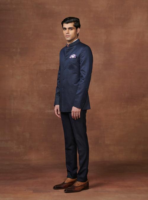 THE NOBLE TEXTURED BANDHGALA JACKET