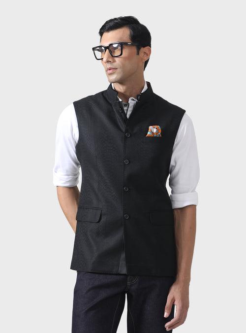 TIMELESS SOPHISTICATION THE BESPOKE BLACK WAISTCOAT