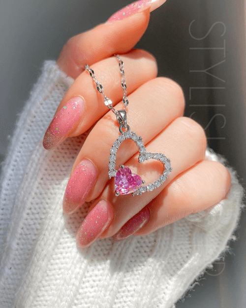 DUO HEART DIAMOND CHAIN