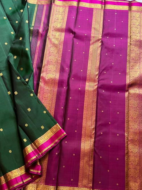 Annam yaanai butta  - kanjipuram silk