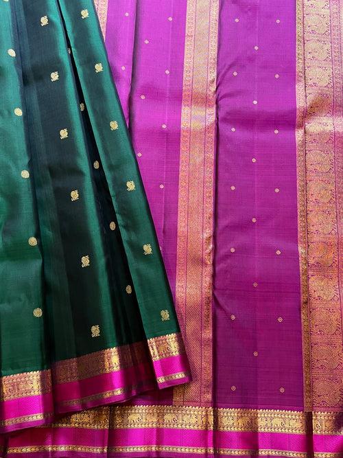 Annam yaanai butta  - kanjipuram silk