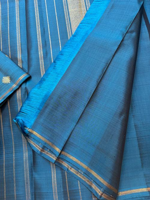 Kolam butta  - kanjipuram silk