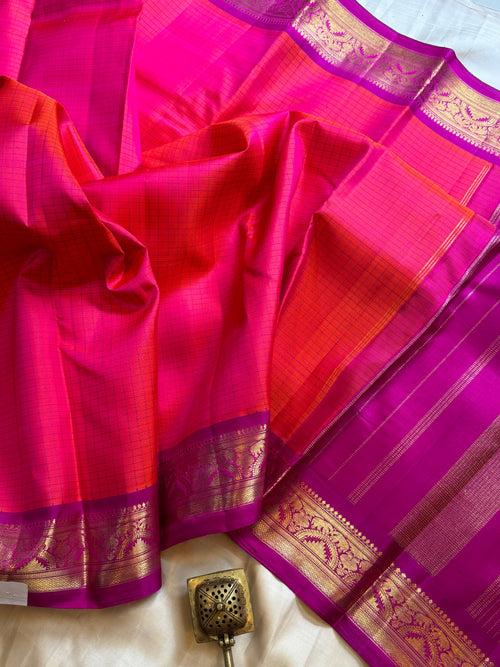 Kanagambaram yaanai pet / kanjipuram silk