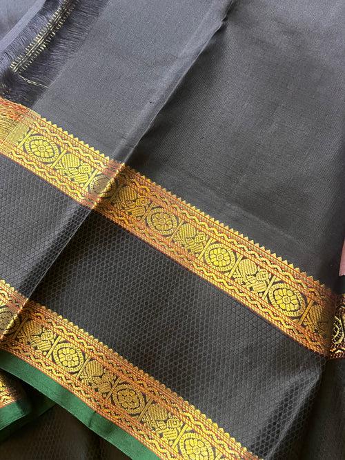 Lavender series :  annam chakram retta pet kanjivaram silk