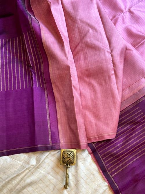 Half and half oosivanam - kanjivaram silk