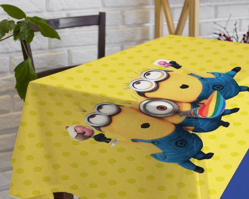 PSI Minion theme Cake Tablecover