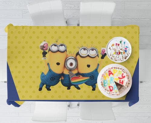 PSI Minion theme Cake Tablecover