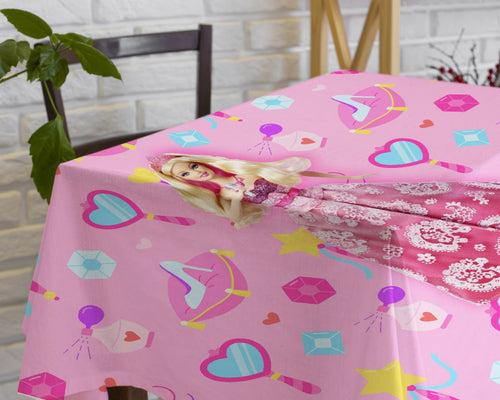 Barbie Theme Cake Tablecover