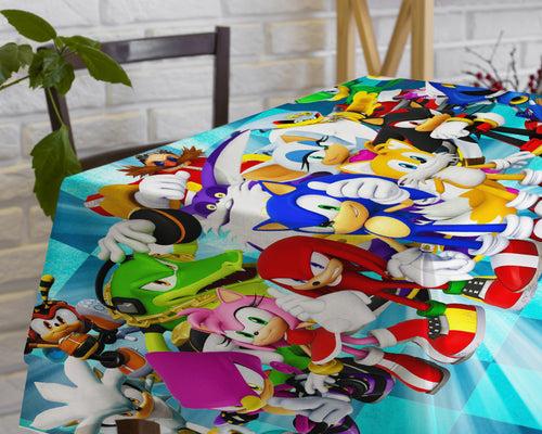 PSI Sonic the Hedgehog Theme Cake Tablecover