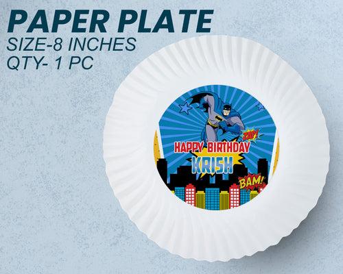 Batman Theme Party Cups and Plates Combo