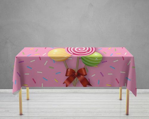 PSI Candy Theme Cake Tablecover