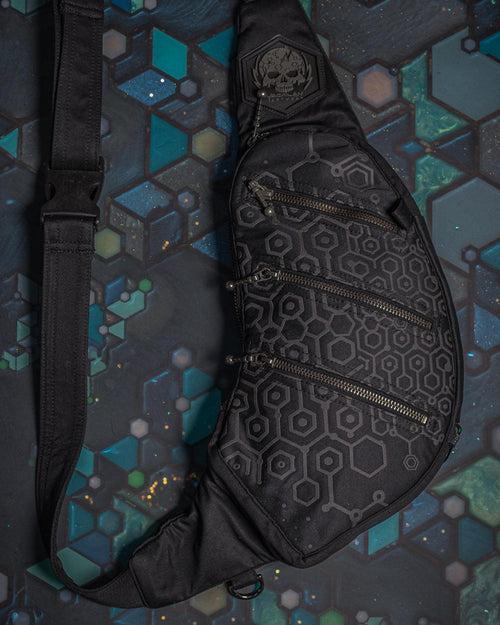 Botta Bag / Cotton Printed Black - KAMBOZII