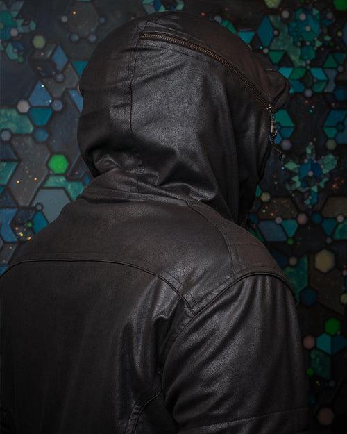 Jacket Men / Fake Leather  - BLACK Rider