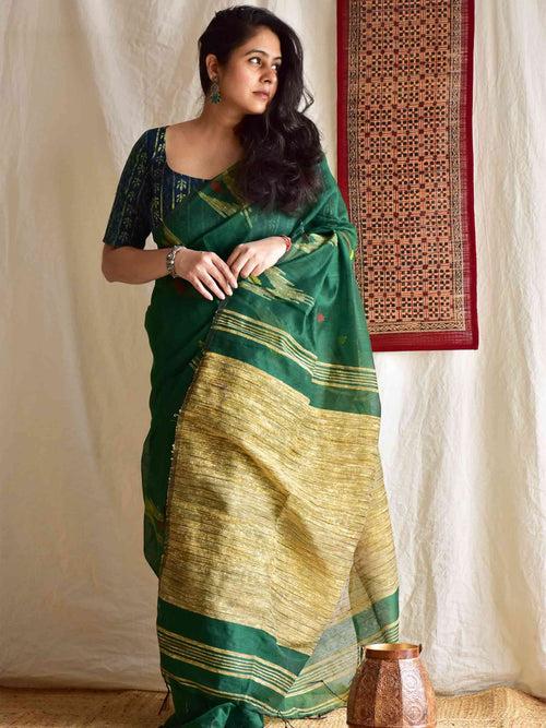 Leher - geecha pallu saree