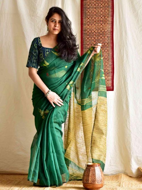 Leher - geecha pallu saree