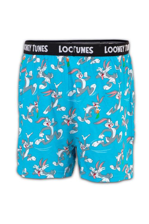 Men Blue 'LOONEY TUNES' Cartoon Boxer