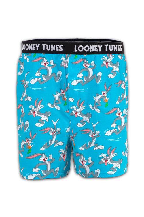 Men Blue 'LOONEY TUNES' Cartoon Boxer