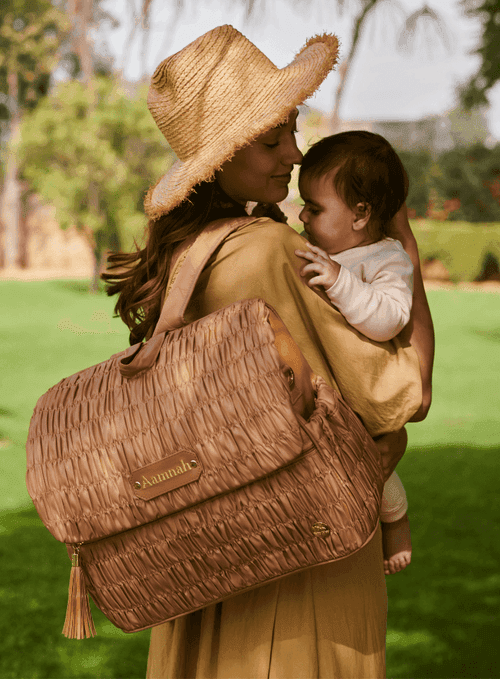 The Dune Diaper Bag - Camel Beige