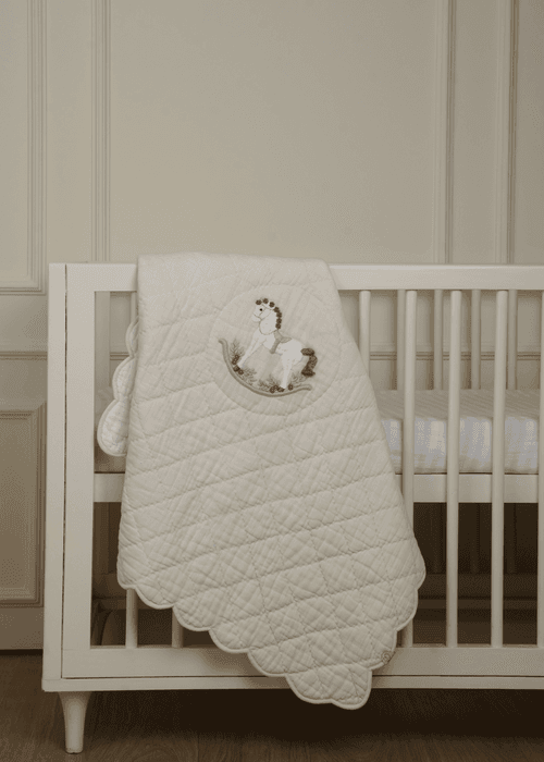 Rocking Horse Baby Blanket & Pillow Gift Set