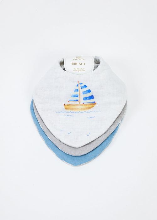 Riviera Set of 3 Bibs