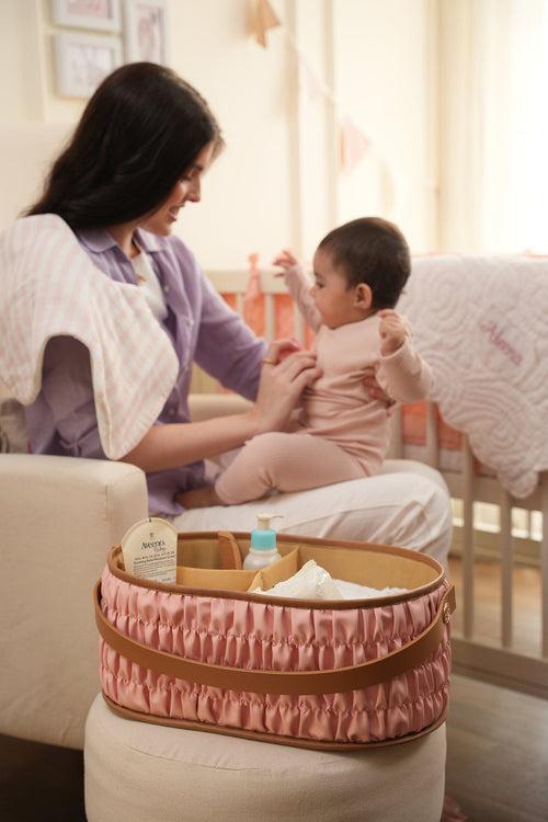 Diaper Caddy Gift Bundle - Pink