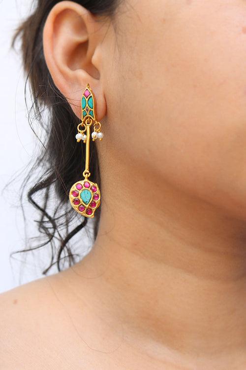 Jadau Maanga Earrings