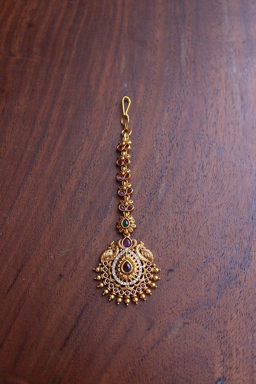 Small Peacock Tilak Teeka